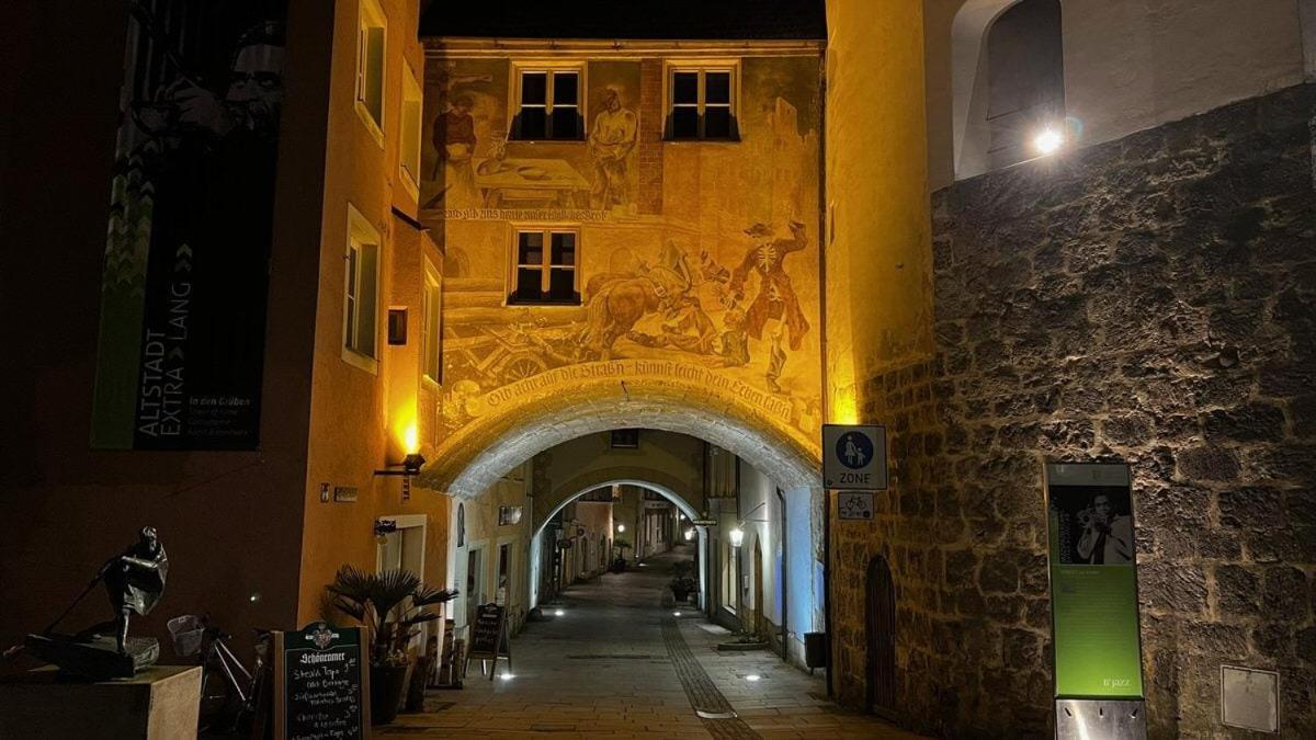 Ferienwohnung Wohnen Am Bach Haiming Exterior foto