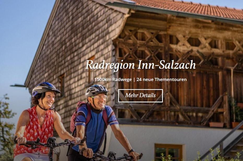 Ferienwohnung Wohnen Am Bach Haiming Exterior foto